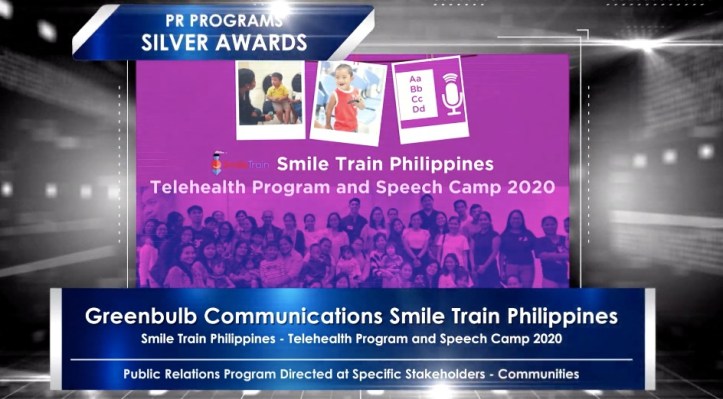 Smile Train-Anvil Silver Award