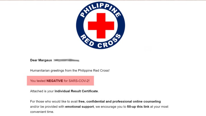redcross saliva test rtpcr 9