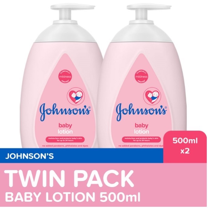 Johnson's Baby Lotion 500ml x 2