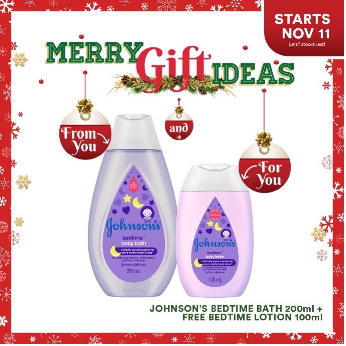 Johnson's Bedtime Bath 200ml + FREE Lotion 100ml