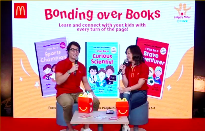 McDonald’s ambassadors Ryan and Judy Ann Agoncillo hosting the Happy Meal O’ Clock