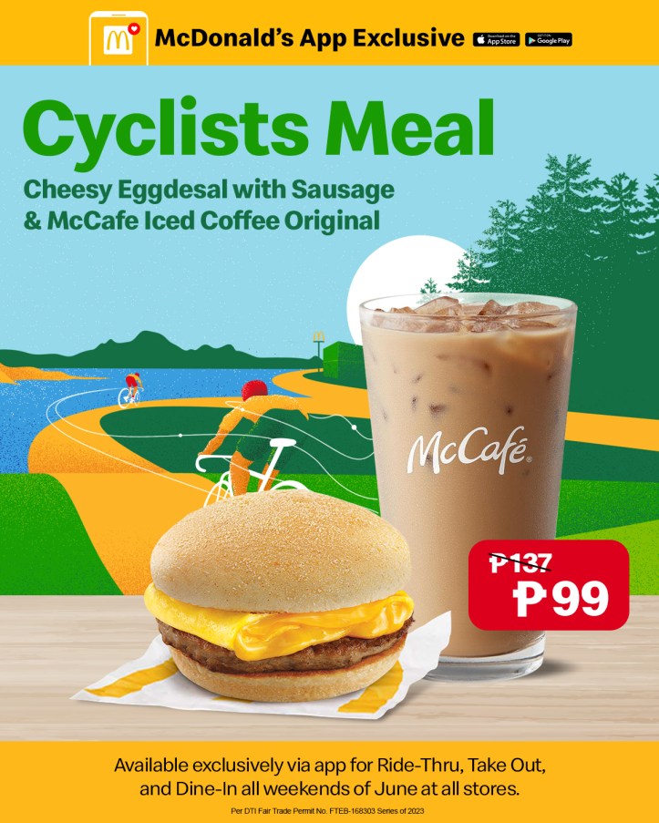 McDonalds Cyclists Meal