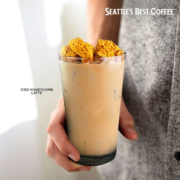 Seattle's Best Iced Honeycomb Latte