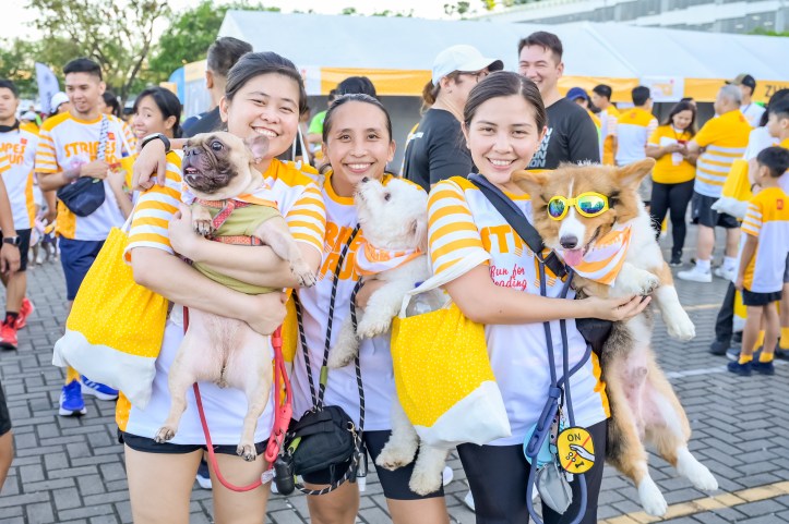 Runners and even fur babies ran for a cause last December 10 for McDonald’s Stripes Run