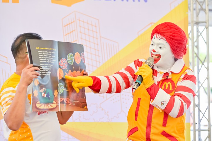 The McDonald's Stripes Run is a cause for the Ronald McDonald House Charities' Read to Learn program