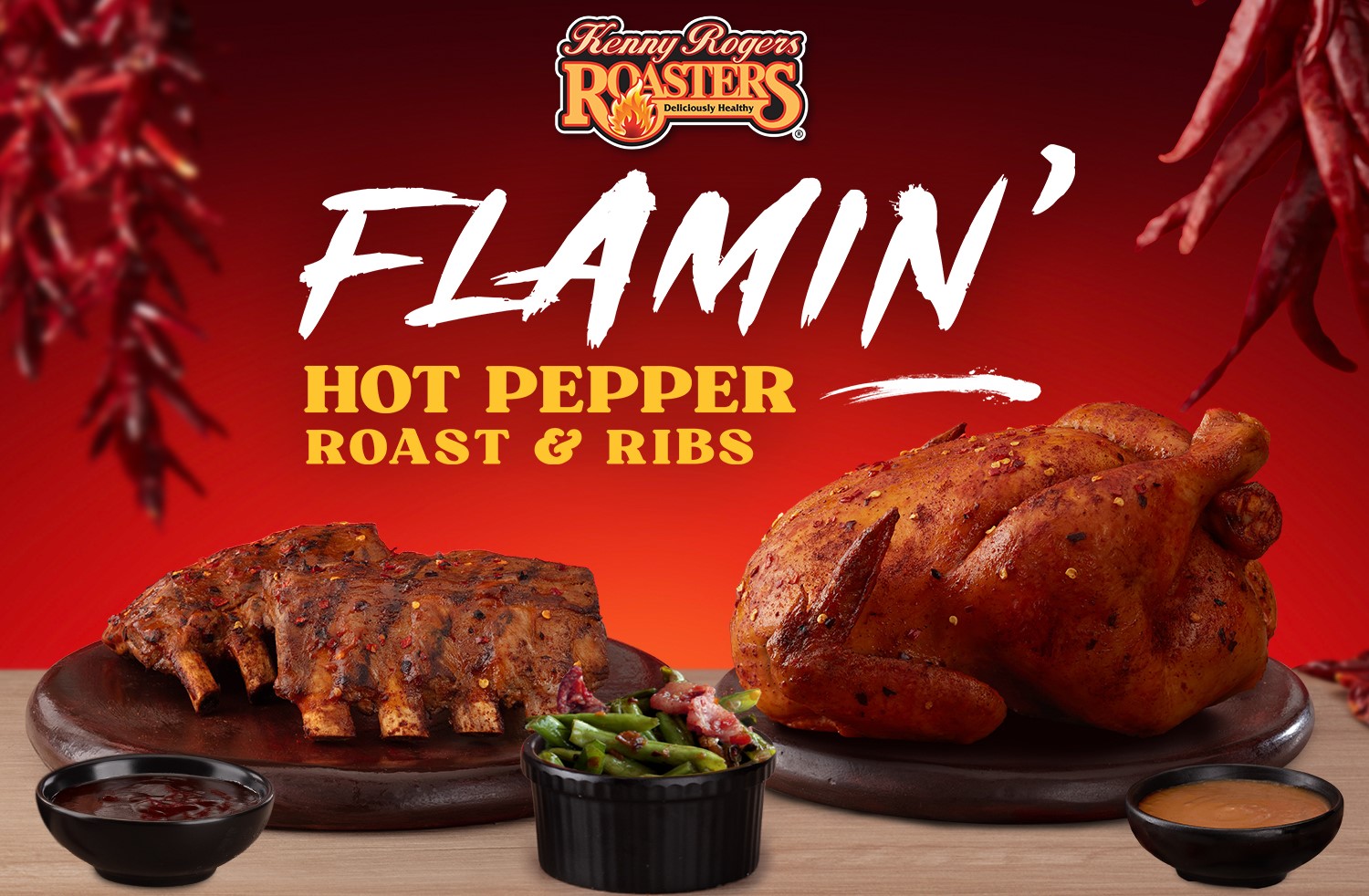 Flamin Hot Pepper Roast and Ribs